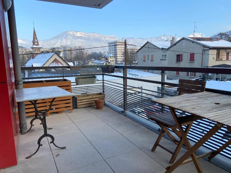 La Parenthese - Annecy- Grande Terrasse - Chambre - Garage Dış mekan fotoğraf